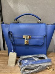 フジタカ オーブ ミニトランク ハンドバッグ ショルダーバッグ レザー 