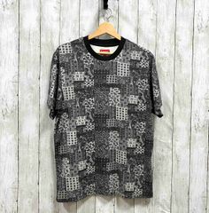 Supreme シュプリーム／19SS／Patchwork Paisley S/S Top／タグ付き／サイズS／グレー／半袖Tシャツ