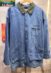 L.L.Bean デニム フィールドコート ネルライニング XL エルエルビーン ハンティングジャケット
