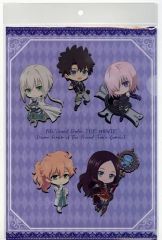 [중고] 클리어 파일 칼데아 푸치쵸코 A4 클리어 파일 [극장판 Fate/Grand Order -신성원탁영역 카멜롯-]]