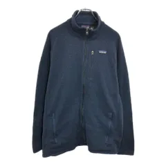 patagonia パタゴニア ベターセーター フリースジャケット アウトドア ネイビー(メンズ XL)中古 古着 V5392