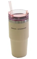 【中古】マグカップ･湯のみ ベージュ 3WAYステンレスタンブラーSTANLEY 473ml 「スターバックス コーヒー」