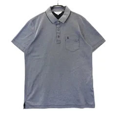 LANVIN SPORT 半袖　ポロシャツ　ハーフジップ　グレー系　サイズ38 2025年最新】(ランバン スポール) LANVIN SPORT 半袖ポロシャツ