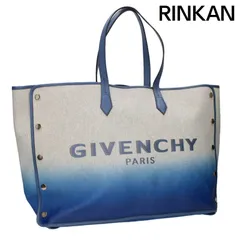 近年モデル⭐️GIVENCHY イージー トートバッグ レザー ブルー A4可 人気】ジバンシー イージー レザー ハンド トートバッグ