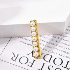 ☆ Iタイプ ☆ ブローチ イニシャル A～M pmybroch05 ブローチ パール イニシャル アルファベット アクセサリー ピンバッチ ワンポイント レディース ブローチピン 英字 おしゃれ ギフト お祝い 入学式 卒業式 発表会 同窓会 演奏会