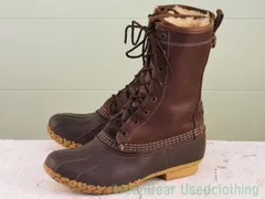 Y067 USA製 L.L.Bean ビーンブーツ インナーボア 茶 レディース 7M 24cmのサムネイル