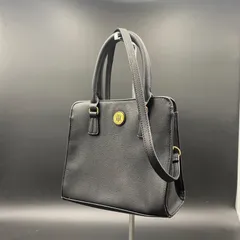 78  TOMMY HILFIGER トミーヒルフィガー レザー 2way ハンドバック ショルスト付き ユニセックス 鞄 F118236