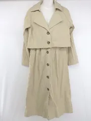 ◇ EPIMI E'PIMMY エピミエピミー マルチWAY 着回し 長袖 トレンチ コート サイズM ベージュ系 レディース P 1308040009984のサムネイル