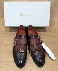 Santoni (サントーニ) ダブルバックルローファー Santoni ダブルバックル ローファー | ブルー | FARFETCH JP