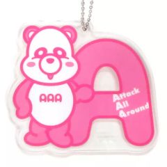 [중고] 키홀더·마스코트(남성) 스에요시 히데타(핑크) 아크릴 키홀더 [이치반 복권 AAA 에~팬더 제2탄] I상