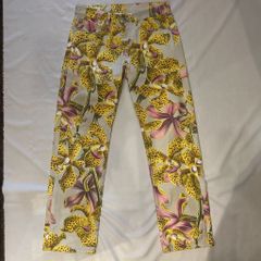 Dries Van Noten  ドリスヴァンノッテン 2023A/W floral print wide-leg jeans パンツ PO:232-120 マルチカラーsize:31【代官山A07】