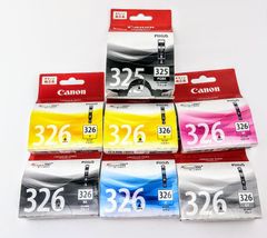 キヤノン BCI-325 BCI-326 Y/M/C/GY/BK/PGBK 6色7個セット 取付期限2025.07～2026.02