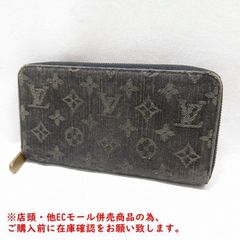 美品✨ルイヴィトン　デニム　ミニジッピー　モノグラム　二つ折り　激レア 美品✨ルイヴィトン デニム ミニジッピー モノグラム 二つ折り 激レア