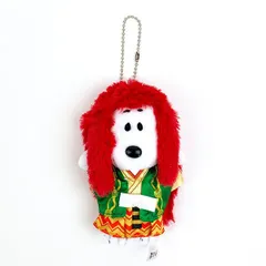 スヌーピー PEANUTS スヌーピー 歌舞伎 連獅子 マスコット 赤 ぬいぐるみ ジャパン(PWD)