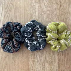 ミナペルホネン シュシュ ヘアゴム rocher シュシュ - minä perhonen