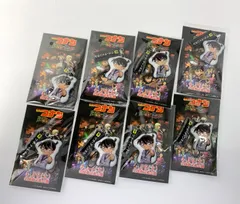 【未開封】 名探偵コナン 映画 純黒の悪夢 ストラップ ゲオチャンネル ８個 セット 【まとめ売り】
