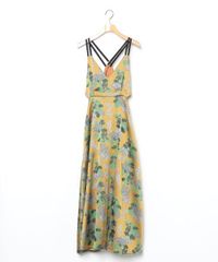 【USED】Ameri VINTAGE BERRY JACQUARD DRESS  アメリヴィンテージ ベリージャガードドレス