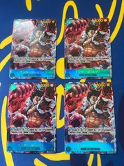 ワンピース　ロマンスドーン　ルフィ　パラレル　極美品 モンキー・D・ルフィ【パラレル】《赤》 パラレル版OP01-024