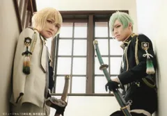 ミュージカル刀剣乱舞 源氏兄弟双騎出陣 2019 三浦宏規/高野洸 ランダムブロマイド ペアショット 戦闘障子