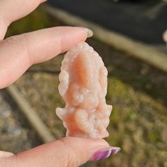 ピンクオパール✨ガネーシャ✨カービング