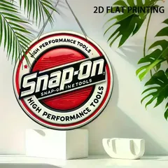 工具 レンチ ヴィンテージ snap-on スナップオン 丸タイプ ガレージ ポスター プレート アメリカン 雑貨 アメカジ 標識 道路 インテリア サインプレート  材質：加工木材