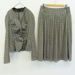 新品未使用】HIROKO KOSHINO セットアップ ミディアムグレー 2025年