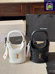 【今日WTO】YSL イヴサンローラン ギャビーバケット フライドポテトバッグ 菱型ステッチが特徴 手提げや肩掛けも可能-WTO輸入2-UK64