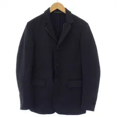 フェンディ FENDI テーラードジャケット ジップアップ チェック ナイロン 44 XS 紺 ネイビー FJ0538 /BMのサムネイル