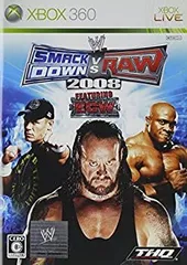 【中古】「非常に良い」WWE 2008 SmackDown vs Raw - Xbox360