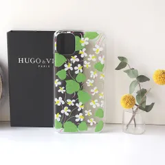Android系機種クリアスマホケース【春の庭・ドクダミ】のサムネイル