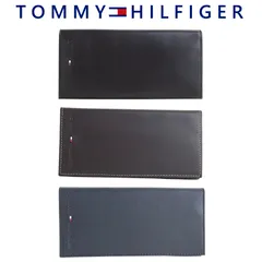 トミーヒルフィガー TOMMY HILFIGER 二つ折り 長財布 WELLESLEY ロゴ レザー メンズ 31TL19X006 BOX付