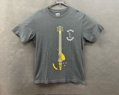古着　UT/ユニクロ/GRETSCH　Black　Penguin　/グレッチ　 ブラックペンギン　GUITARS　/　コラボTシャツ　Lサイズ/黒/綿100％