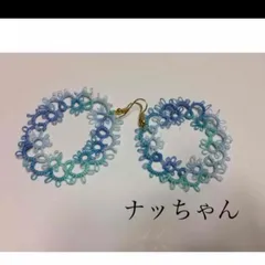 タティングレース★ピアス☆ハンドメイド