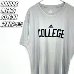 【US古着】adidas　アディダス　プリントTシャツ　メンズ　サイズ表記XL　2XL相当　グレー