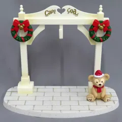 【中古】置物・装飾品 ダッフィー オーナメントスタンド 「ダッフィー＆フレンズのホワイト・ウィンタータイム・ワンダーズ」 東京ディズニーシー限定