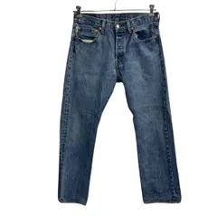 Levi's 501 デニムパンツ W32 ブルー リーバイス ボタンフライ ストレート アメカジ ジーンズ 古着卸 アメリカ仕入 2506-553