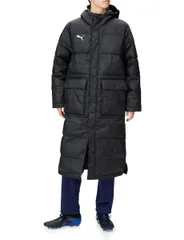 【新品・2営業日で発送】PUMA プーマ TEAMLIGA_ロングダウンコート (657736) 色 : PUMA_BLACK サイズ : M 
