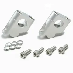 CB400SF-VTEC1/2/3/Revo(99-21)用 セットバックスペーサー/ハンドルアップスペーサー(シルバー) ｜ハリケーンのサムネイル