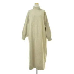 【UNITEDARROWSGreenLabelRelaxing】36266992883 ボリューム スリーブ ボトルネックニット長袖ワンピース