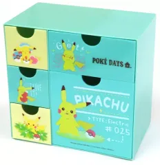 【中古】収納用品 ポケデイズ(ピカチュウ) 引き出しいっぱいミニチェスト 「ポケットモンスター」