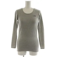 ザノースフェイス THE NORTH FACE ロングスリーブ ウォーム クルー Tシャツ カットソー 長袖 ロゴ S グレー 灰色 NUW66135 /AN3