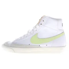 NIKE (ナイキ) WMNS BLAZER MID 77 WHITE BARELY VOLT ウィメンズ ブレーザー ミッド 77 ホワイト ベアリー ボルト ハイカットスニーカー ホワイト US6.5/23.5cm CZ1055-108