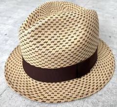 新品 エクアアンディーノ 中折れハット リボンハット ハンドメイド 天然素材  Ecua-Andino hats パナマハット ユニセックス 柳7575