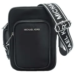 マイケルコース ショルダーバッグ MICHAEL KORS KHAI ナイロン NS クロスボディ 35T5S5FC5C BLACK アウトレット レディース