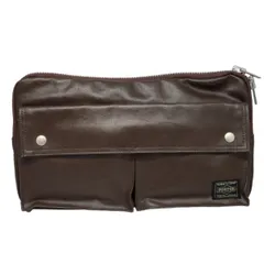 PORTER ポーター FREE STYLE フリースタイル ウエストバッグ ボディバッグ ブラウン 日本製 吉田カバン メンズ 鞄 BAG