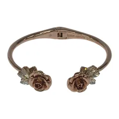 kate spade new york ケイトスペードニューヨーク 薔薇モチーフバングル/ローズゴールド