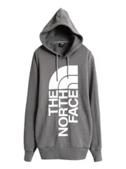 【お得なクーポン配布中!】 ノースフェイス プリント スウェット フード パーカー メンズ М 古着 The North Face プルオーバー 裏起毛 トレーナー アウトドア グレー