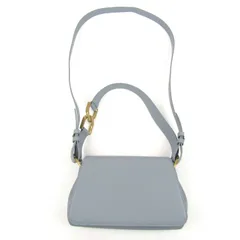 チャールズ＆キース エスメバックルド ハンドル ショルダーバッグ 2way ハンドバッグ 鞄 ブランド レディース グレー CHARLES&KEITH 【中古】