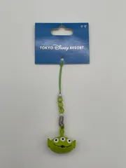 東京ディズニーリゾート リトルグリーンメン ストラップ 鈴付き