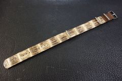 ◆クロコダイルNATO G10Strap◆北米産本クロコダイル ヒマラヤ カスタムオーダー(ラグ幅/バックルカラー) 受注生産(納期10日前後) ワニ革 腕時計ベルト